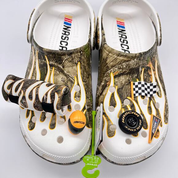 New Crocs Nascar Realtree Classic Camouflage Slip On Clog Shoes Men\'s Size US 11 main image 8